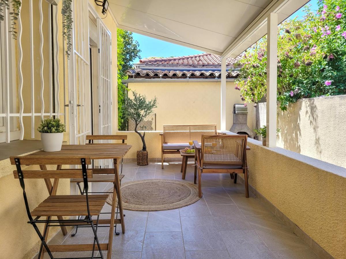 Studio Double Climatise Avec Terrasse - Proche Tram & Centre Montpellier Exterior foto